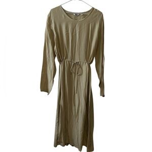 Uniqlo Beige Silk Mini Dress XS/TP